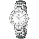  Shop Authentic Tag Heuer Link Diamonds Mother of Pearl Dial Silver Steel Strap Watch for Women - WAT1411.BA0954 - Luxxuri