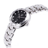 Shop Authentic Tag Heuer Link Quartz Diamonds Black Dial Silver Steel Strap Watch for Women - WAT1410.BA0954 - Luxxuri