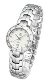  Shop Authentic Tag Heuer Link Diamonds Mother of Pearl Dial Silver Steel Strap Watch for Women - WAT1411.BA0954 - Luxxuri