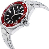 Shop Authentic Tag Heuer Aquaracer Black Dial Silver Steel Strap Watch for Men - WAY101B.BA0746 - Luxxuri