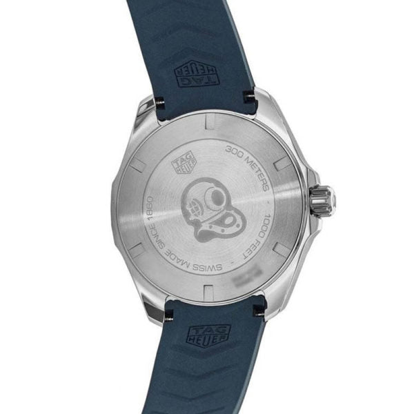 Tag Heuer Aquaracer Quartz Blue Dial Blue Rubber Strap Watch for Men -  WAY101C.FC6153