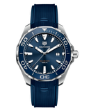  Shop Authentic Tag Heuer Aquaracer Quartz Blue Dial Blue Rubber Strap Watch for Men -  WAY101C.FC6153 - Luxxuri