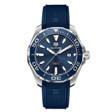  Shop Authentic Tag Heuer Aquaracer Quartz Blue Dial Blue Rubber Strap Watch for Men - WAY101C.FT6153 - Luxxuri