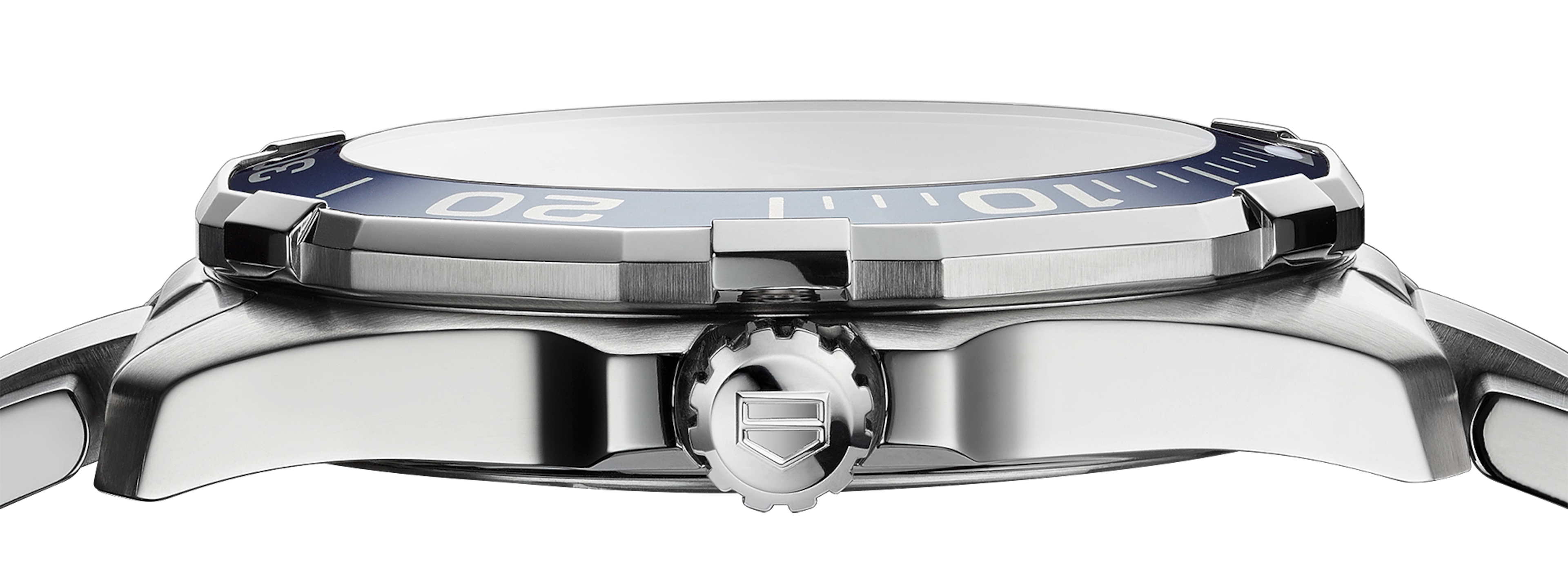 Tag Heuer Aquaracer Blue Dial Silver Steel Strap Watch for Men - WAY101C.BA0746