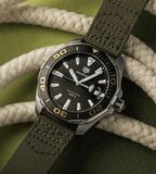  Shop Authentic Tag Heuer Aquaracer Black Dial Khakhi Green NATO Strap Watch for Men - WAY101E.FC8222 - Luxxuri