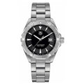  Shop Authentic Tag Heuer Aquaracer Quartz Black Dial Silver Steel Strap Watch for Men - WAY1110.BA0928 - Luxxuri