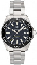 Shop Authentic Tag Heuer Aquaracer Black Dial Silver Steel Strap Watch for Men - WAY111A.BA0928 - Luxxuri