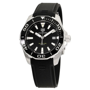  Shop Authentic Tag Heuer Aquaracer Black Dial Black Rubber Strap Watch for Men - WAY111A.FT6151 - Luxxuri