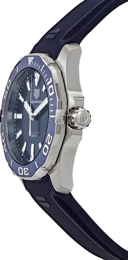  Shop Authentic Tag Heuer Aquaracer Blue Dial Blue Rubber Strap Watch for Men - WAY111C.FT6155 - Luxxuri