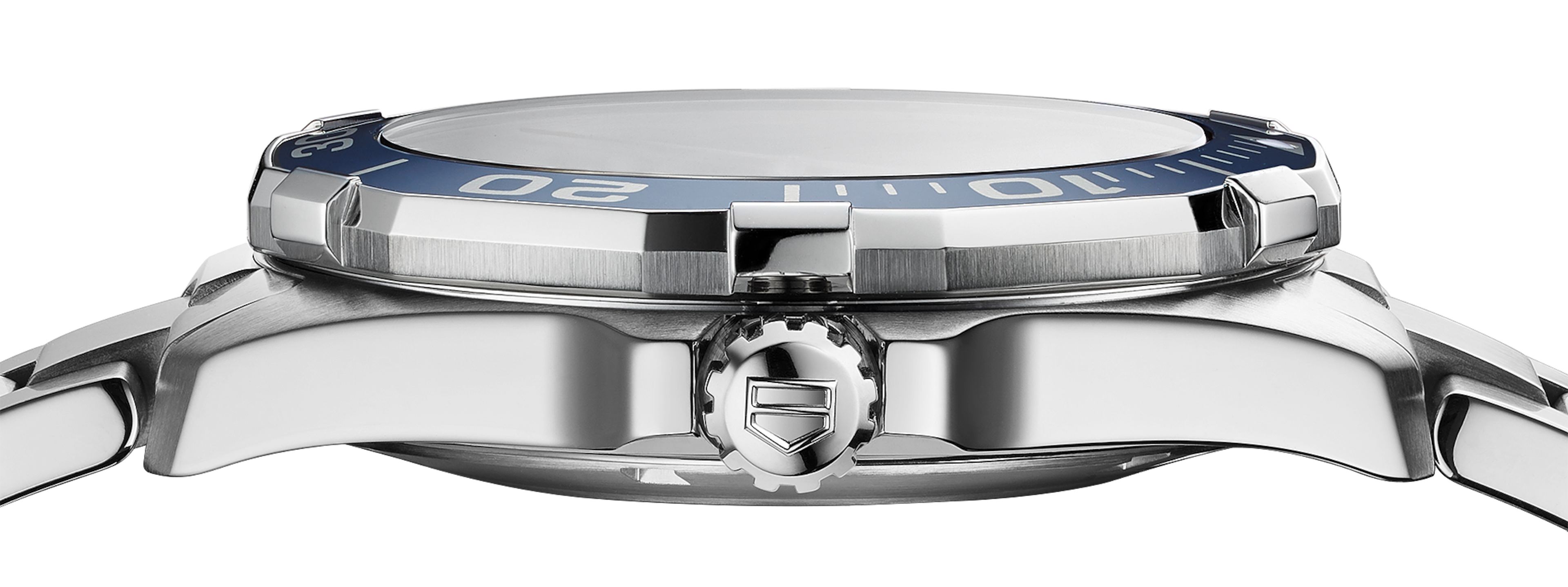 Tag Heuer Aquaracer Blue Dial Quartz Silver Steel Strap Watch for Men - WAY111C.BA0928