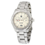 Shop Authentic Tag Heuer Aquaracer Chronograph White Dial Silver Steel Strap Watch for Men - WAY111Y.BA0928 - Luxxuri
