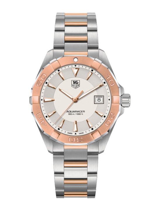 Tag Heuer Aquaracer White Dial Watch for Men - WAY1150.BD0911