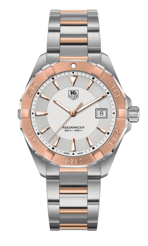  Shop Authentic Tag Heuer Aquaracer Quartz White Dial Silver Strap Watch for Men - WAY1150.BD0911 - Luxxuri