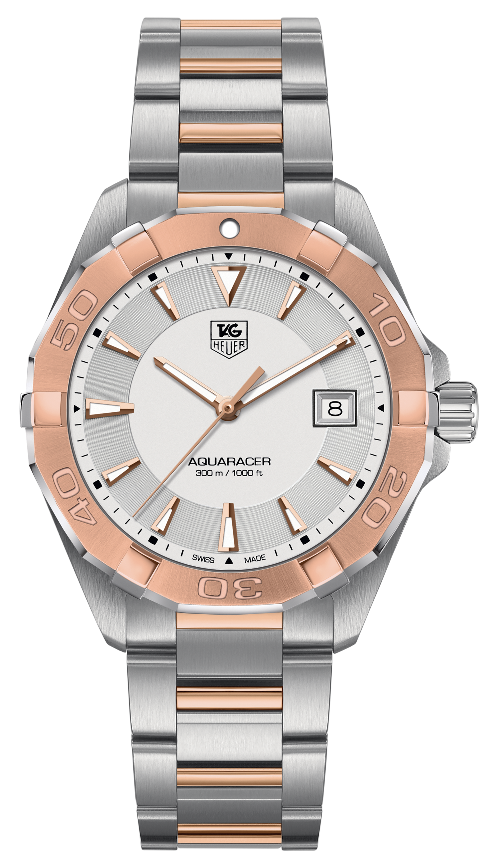  Shop Authentic Tag Heuer Aquaracer White Dial Watch for Men - WAY1150.BD0911 - Luxxuri