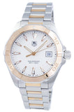  Shop Authentic Tag Heuer Aquaracer Quartz White Dial Silver Strap Watch for Men - WAY1150.BD0911 - Luxxuri