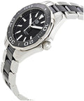  Shop Authentic Tag Heuer Aquaracer Quartz Black Dial Two Tone Steel Strap Watch for Men - WAY131A.BA0913 - Luxxuri