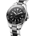  Shop Authentic Tag Heuer Aquaracer Quartz Black Dial Two Tone Steel Strap Watch for Men - WAY131A.BA0913 - Luxxuri