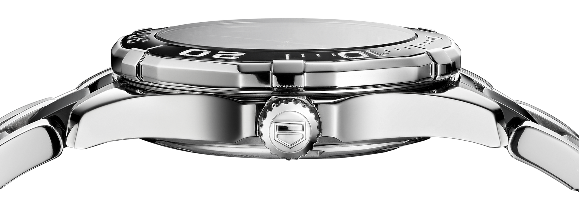  Shop Authentic Tag Heuer Aquaracer Quartz Black Dial Two Tone Steel Strap Watch for Men - WAY131A.BA0913 - Luxxuri