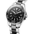  Shop Authentic Tag Heuer Aquaracer Quartz Black Dial Two Tone Steel Strap Watch for Men - WAY131A.BA0913 - Luxxuri