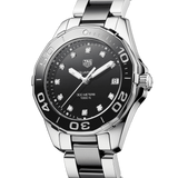  Shop Authentic Tag Heuer Aquaracer Quartz Black Dial Two Tone Steel Strap Watch for Women - WAY131C.BA0913 - Luxxuri