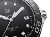  Shop Authentic Tag Heuer Aquaracer Quartz Black Dial Two Tone Steel Strap Watch for Women - WAY131C.BA0913 - Luxxuri