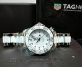  Shop Authentic Tag Heuer Aquaracer Diamonds White Dial Two Tone Steel Strap Watch for Women - WAY131D.BA0914 - Luxxuri