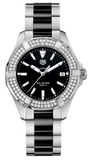  Shop Authentic Tag Heuer Aquaracer Quartz Diamonds Black Dial Two Tone Steel Strap Watch for Men - WAY131E.BA0913 - Luxxuri