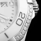  Shop Authentic Tag Heuer Aquaracer Diamonds White Dial Two Tone Steel Strap Watch for Women - WAY131H.BA0914 - Luxxuri