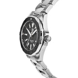  Shop Authentic Tag Heuer Aquaracer Quartz Black Dial Silver Steel Strap Watch for Women - WAY131K.BA0748 - Luxxuri