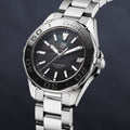  Shop Authentic Tag Heuer Aquaracer Quartz Black Dial Silver Steel Strap Watch for Women - WAY131K.BA0748 - Luxxuri