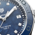  Shop Authentic Tag Heuer Aquaracer 35mm Quartz Blue Dial Silver Steel Strap Watch for Women - WSY131L.BA0748 - Luxxuri