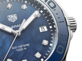 Tag Heuer Aquaracer Quartz Mother of Pearl Blue Dial Blue NATO Strap Watch for Women - WAY131L.FT6091