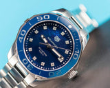 Shop Authentic Tag Heuer Aquaracer Blue Dial Watch for Women - WSY131L.BA0748 - Luxxuri