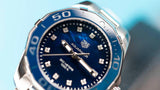  Shop Authentic Tag Heuer Aquaracer Blue Dial Watch for Women - WSY131L.BA0748 - Luxxuri