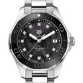  Shop Authentic Tag Heuer Aquaracer Quartz Black Dial Silver Steel Strap Watch for Women - WAY131M.BA0748 - Luxxuri