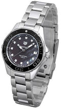  Shop Authentic Tag Heuer Aquaracer Quartz Black Dial Silver Steel Strap Watch for Women - WAY131M.BA0748 - Luxxuri