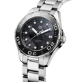  Shop Authentic Tag Heuer Aquaracer Quartz Black Dial Silver Steel Strap Watch for Women - WAY131M.BA0748 - Luxxuri