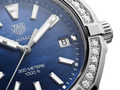 Tag Heuer Aquaracer Quartz Diamonds Blue Dial Blue Nylon Strap Watch for Women - WAY131N.FT6091