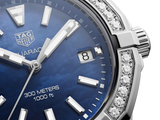  Shop Authentic Tag Heuer Aquaracer Quartz Diamonds Blue Dial Blue Nylon Strap Watch for Women - WAY131N.FT6091 - Luxxuri