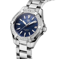  Shop Authentic Tag Heuer Aquaracer Quartz Diamonds Blue Dial Silver Steel Strap Watch for Women - WAY131N.BA0748 - Luxxuri