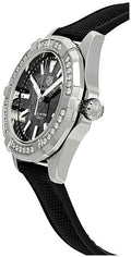 Tag Heuer Aquaracer Diamonds Mother of Pearl Black Dial Black Nylon Strap Watch for Women - WAY131P.FT6092