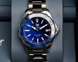  Shop Authentic Tag Heuer Aquaracer Blue Dial Watch for Women - WAY131S.BA0748 - Luxxuri