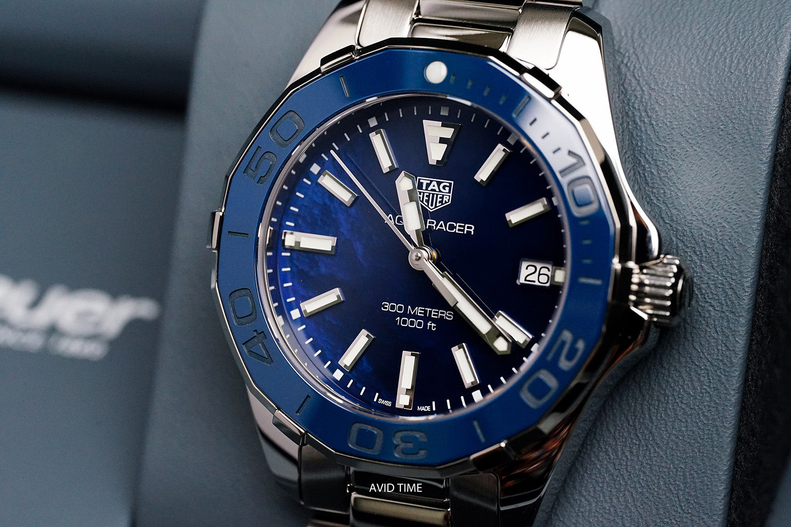  Shop Authentic Tag Heuer Aquaracer Blue Dial Watch for Women - WAY131S.BA0748 - Luxxuri