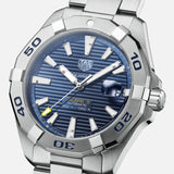  Shop Authentic Tag Heuer Aquaracer Calibre 5 Automatic Blue Dial Silver Steel Strap Watch for Men - WAY2012.BA0927 - Luxxuri