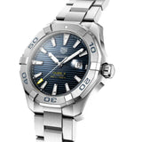  Shop Authentic Tag Heuer Aquaracer Calibre 5 Automatic Blue Dial Silver Steel Strap Watch for Men - WAY2012.BA0927 - Luxxuri