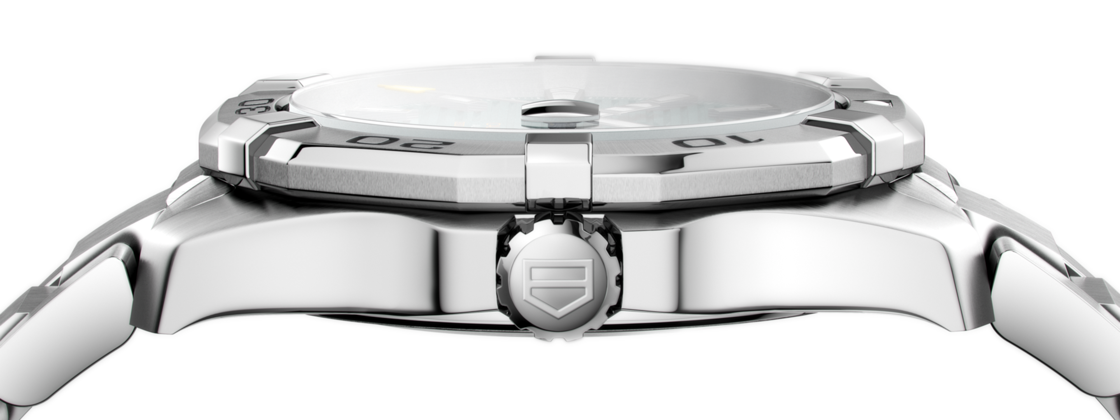 Tag Heuer Aquaracer Calibre 5 Automatic Green Dial Silver Steel Strap Watch for Men - WAY2015.BA0927