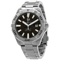  Shop Authentic Tag Heuer Aquaracer Automatic Black Dial Silver Steel Strap Watch for Men - WAY2010.BA0927 - Luxxuri