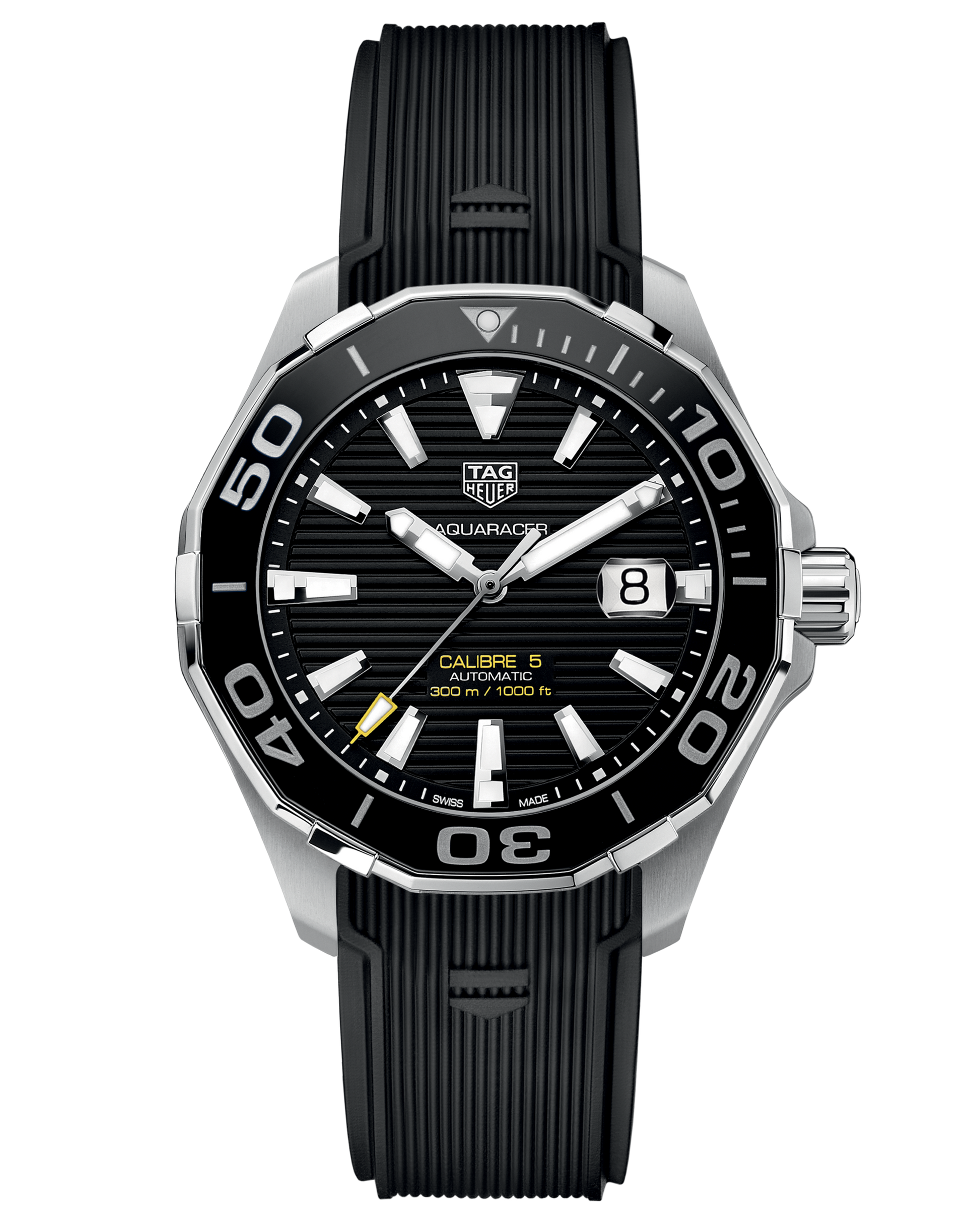  Shop Authentic Tag Heuer Aquaracer Black Dial Watch for Men - WAY201A.FT6142 - Luxxuri
