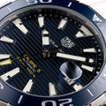  Shop Authentic Tag Heuer Aquaracer Calibre 5 Blue Dial Silver Steel Strap Watch for Men - WAY201B.BA0927 - Luxxuri
