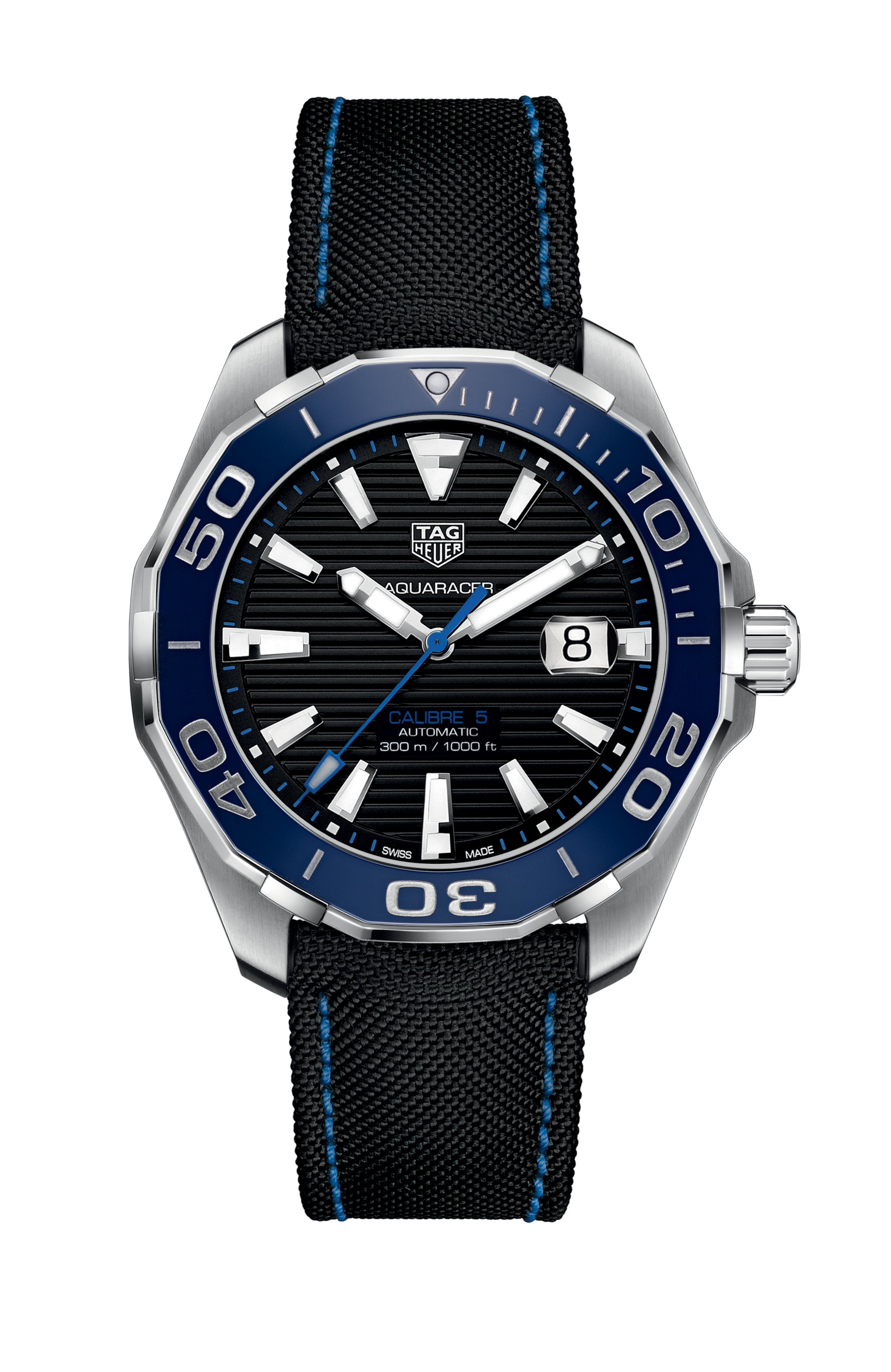 Tag Heuer Aquaracer Black Dial Watch for Men - WAY201C.FC6395